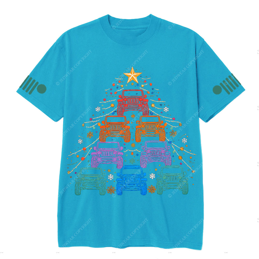 Merry Christmas Jp Xmas Tree T-Shirt