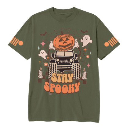 Stay Spooky Halloween Jp Advanture T-shirt