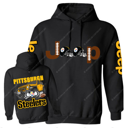 Pittsburgh Steeler Football Helmet Jp Casual Hoodie
