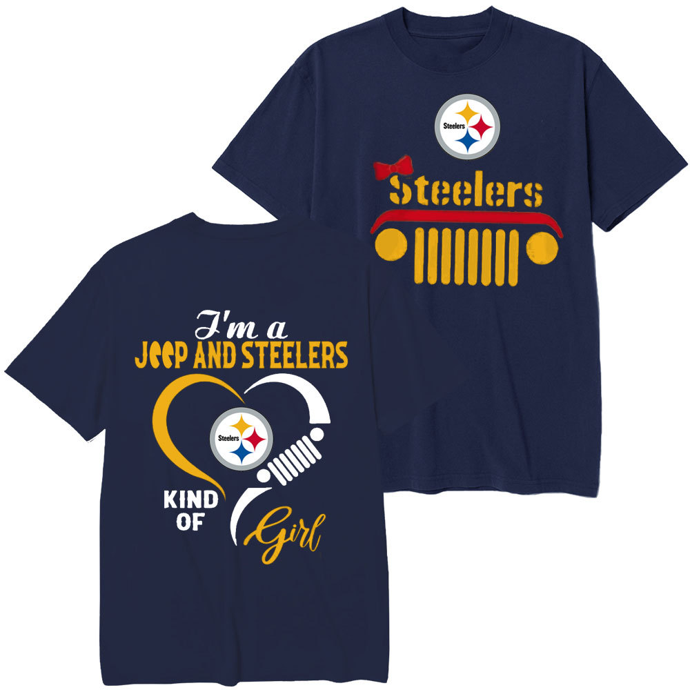 Pittsburgh Steelers NFL I’m A Jp And Falcons Kind Of Girl T-Shirt