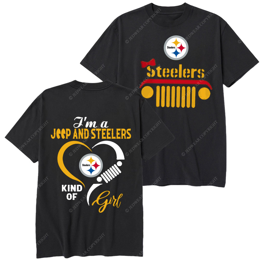 Pittsburgh Steelers NFL I’m A Jp And Falcons Kind Of Girl T-Shirt