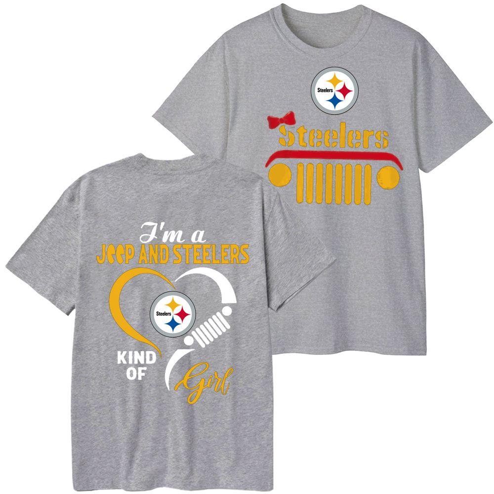 Pittsburgh Steelers NFL I’m A Jp And Falcons Kind Of Girl T-Shirt