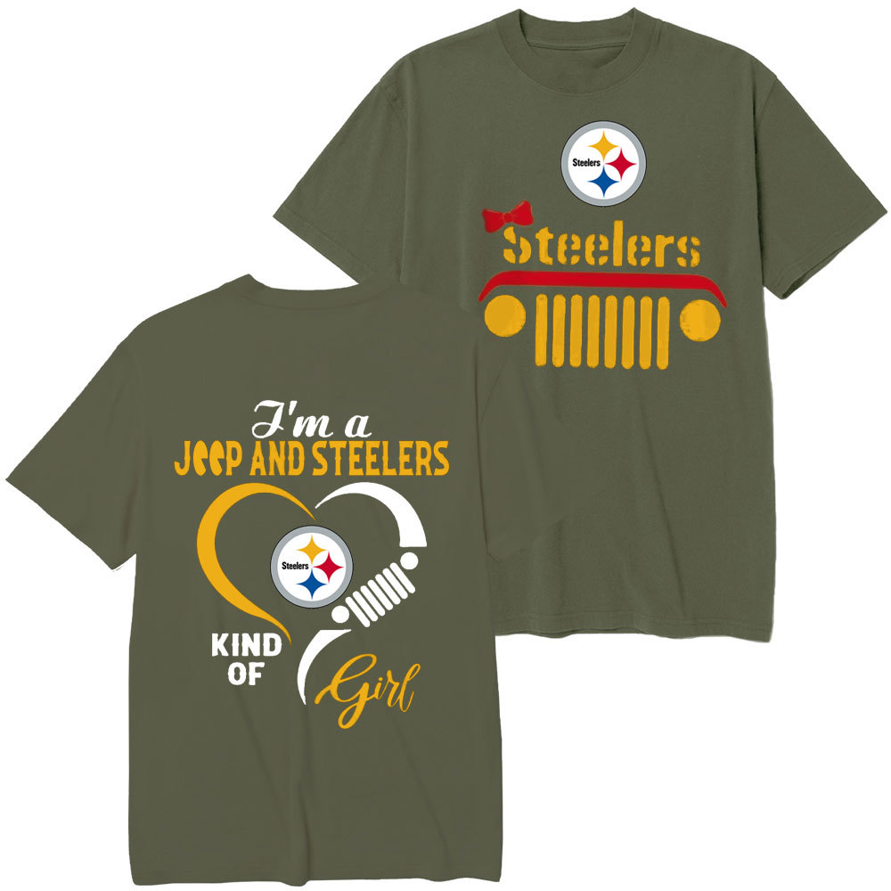 Pittsburgh Steelers NFL I’m A Jp And Falcons Kind Of Girl T-Shirt