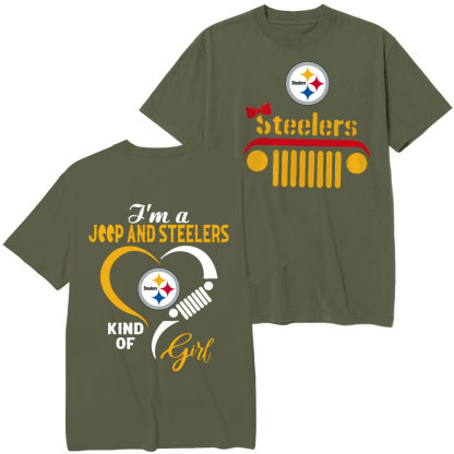 Pittsburgh Steelers NFL I’m A Jp And Falcons Kind Of Girl T-Shirt