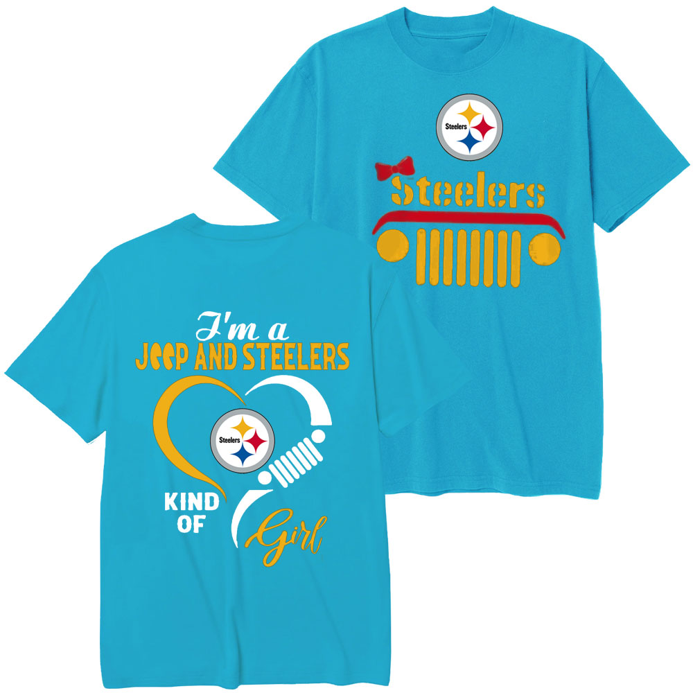 Pittsburgh Steelers NFL I’m A Jp And Falcons Kind Of Girl T-Shirt