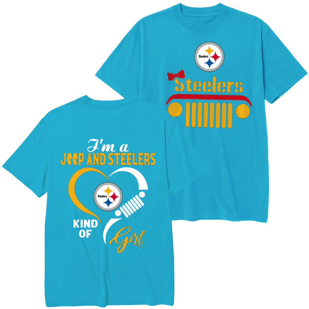 Pittsburgh Steelers NFL I’m A Jp And Falcons Kind Of Girl T-Shirt