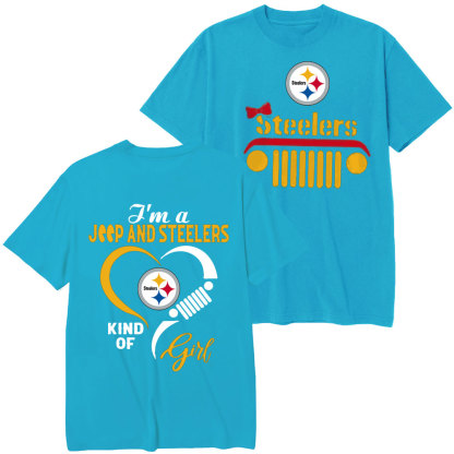 Pittsburgh Steelers NFL I’m A Jp And Falcons Kind Of Girl T-Shirt