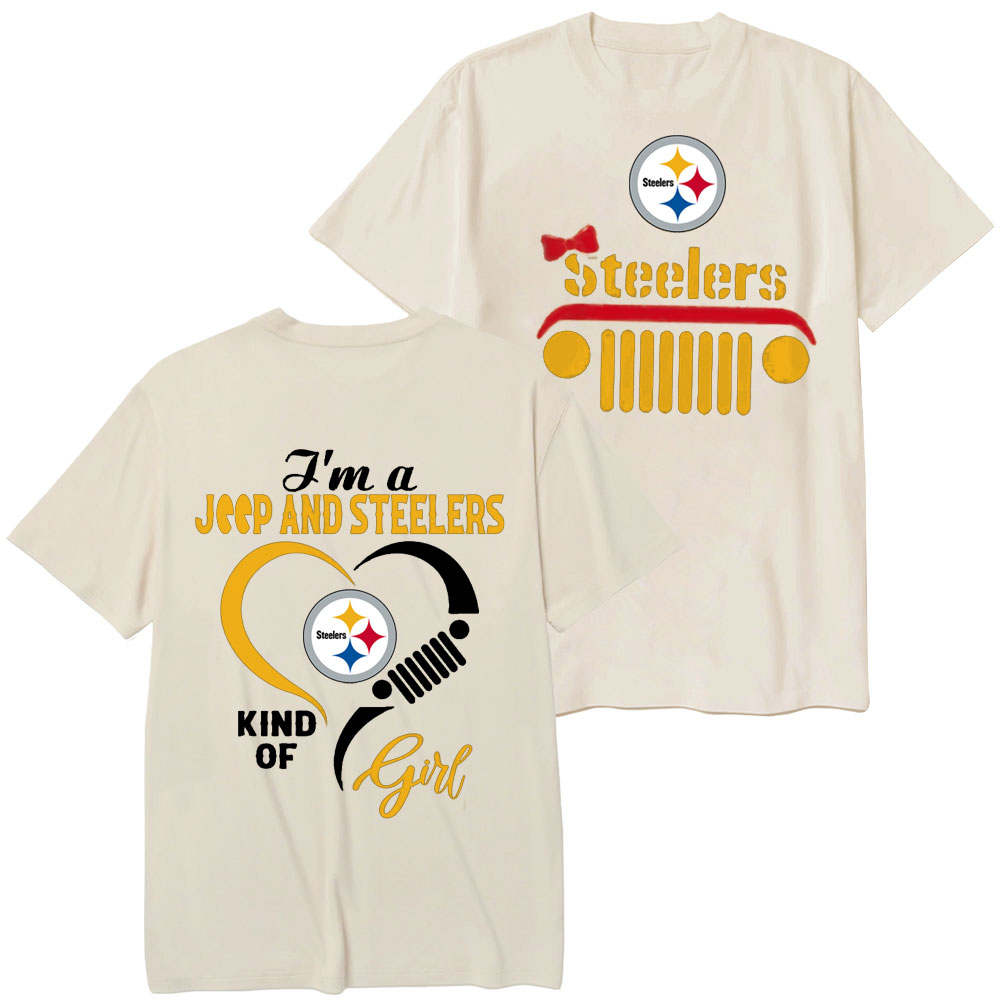 Pittsburgh Steelers NFL I’m A Jp And Falcons Kind Of Girl T-Shirt