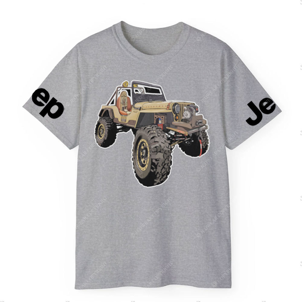 Jp Willys Stroke Outline Design T-Shirt