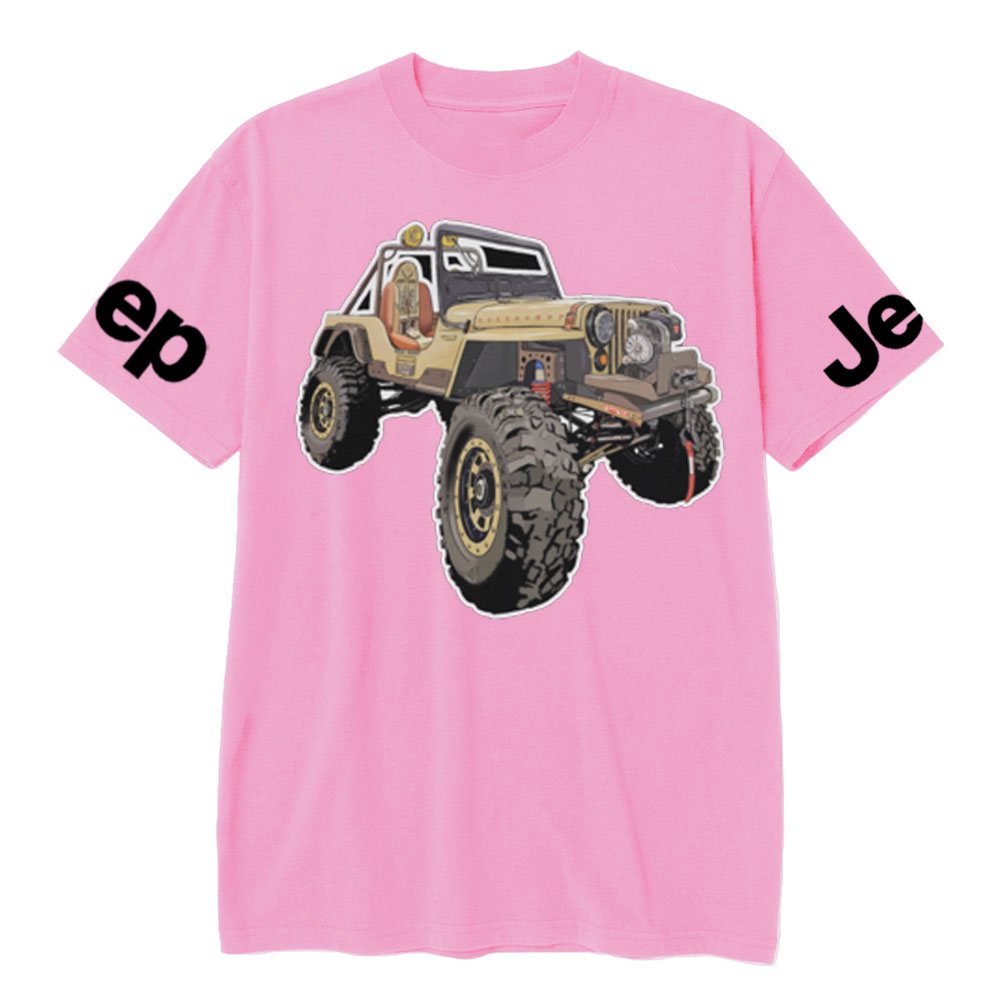 Jp Willys Stroke Outline Design T-Shirt