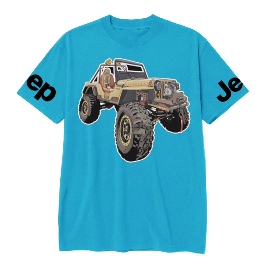 Jp Willys Stroke Outline Design T-Shirt