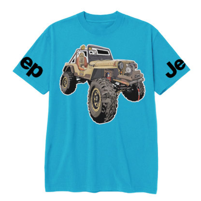 Jp Willys Stroke Outline Design T-Shirt