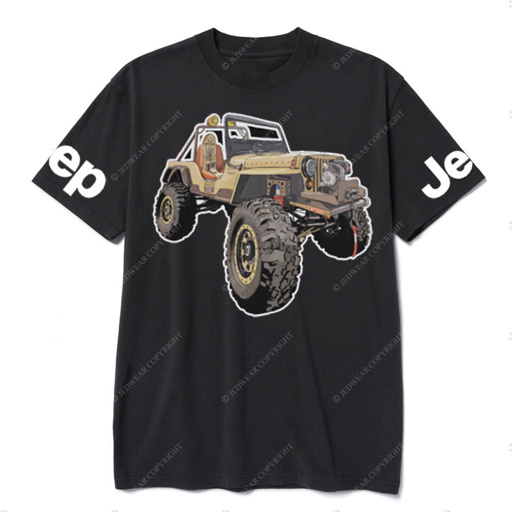 Jp Willys Stroke Outline Design T-Shirt