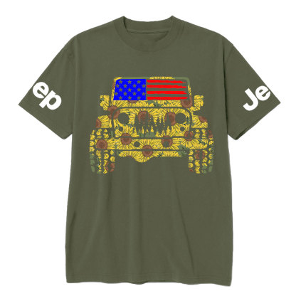 Jp Flag Adventure Grill Transfer Sunflower T-Shirt