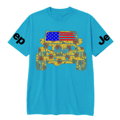 Jp Flag Adventure Grill Transfer Sunflower T-Shirt
