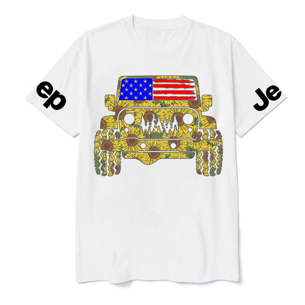 Jp Flag Adventure Grill Transfer Sunflower T-Shirt