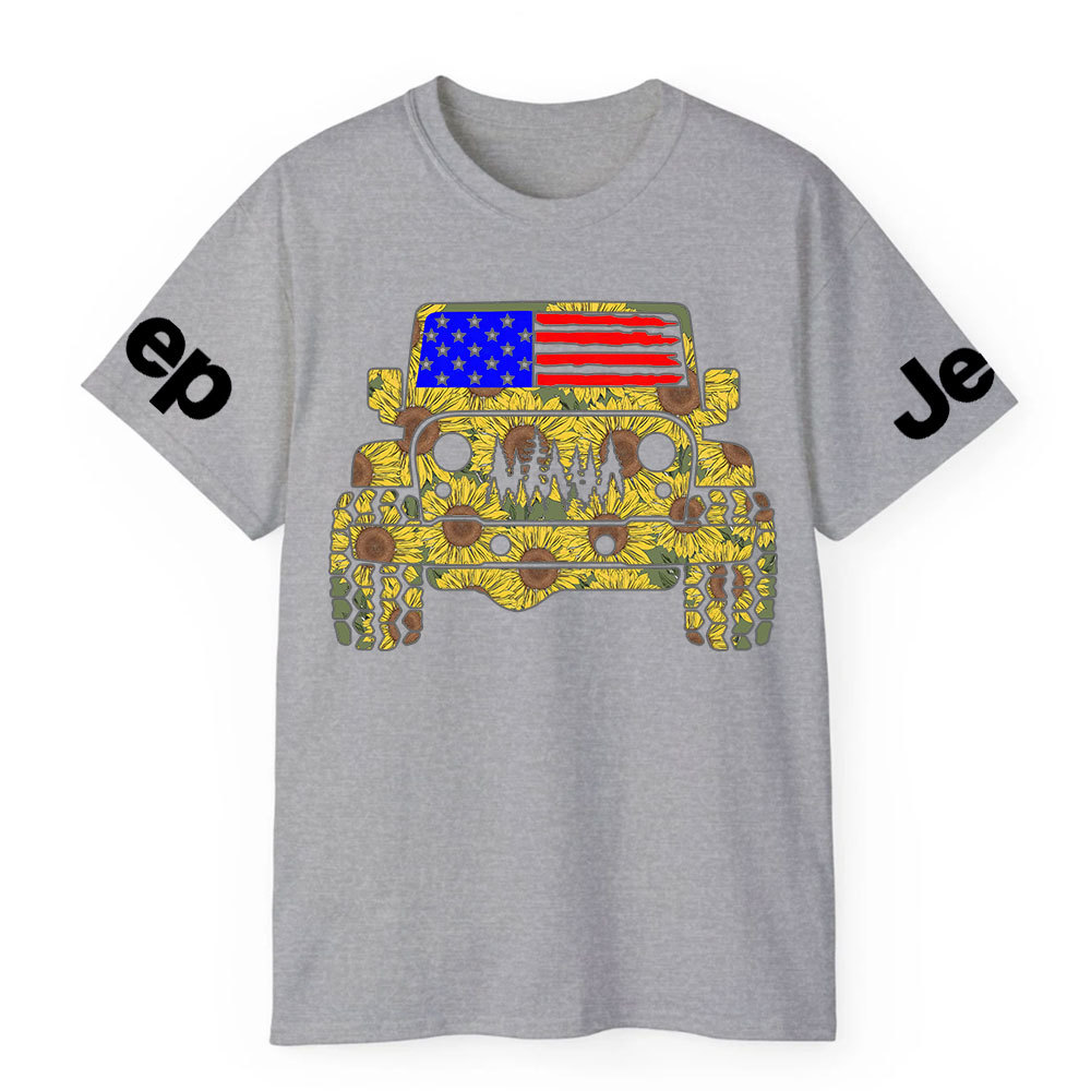 Jp Flag Adventure Grill Transfer Sunflower T-Shirt
