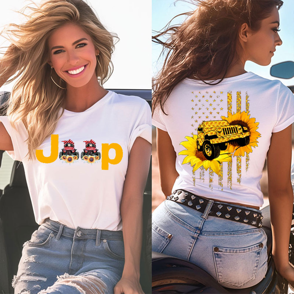American Jp Flag Sunflower Jp Lover Women T-Shirt