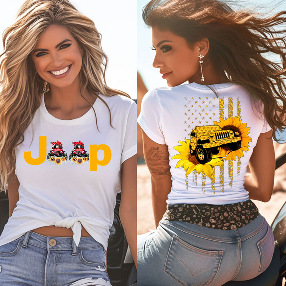 American Jp Flag Sunflower Jp Lover Women T-Shirt
