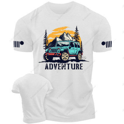 Jp Sunset Mountains Advanture T-Shirt