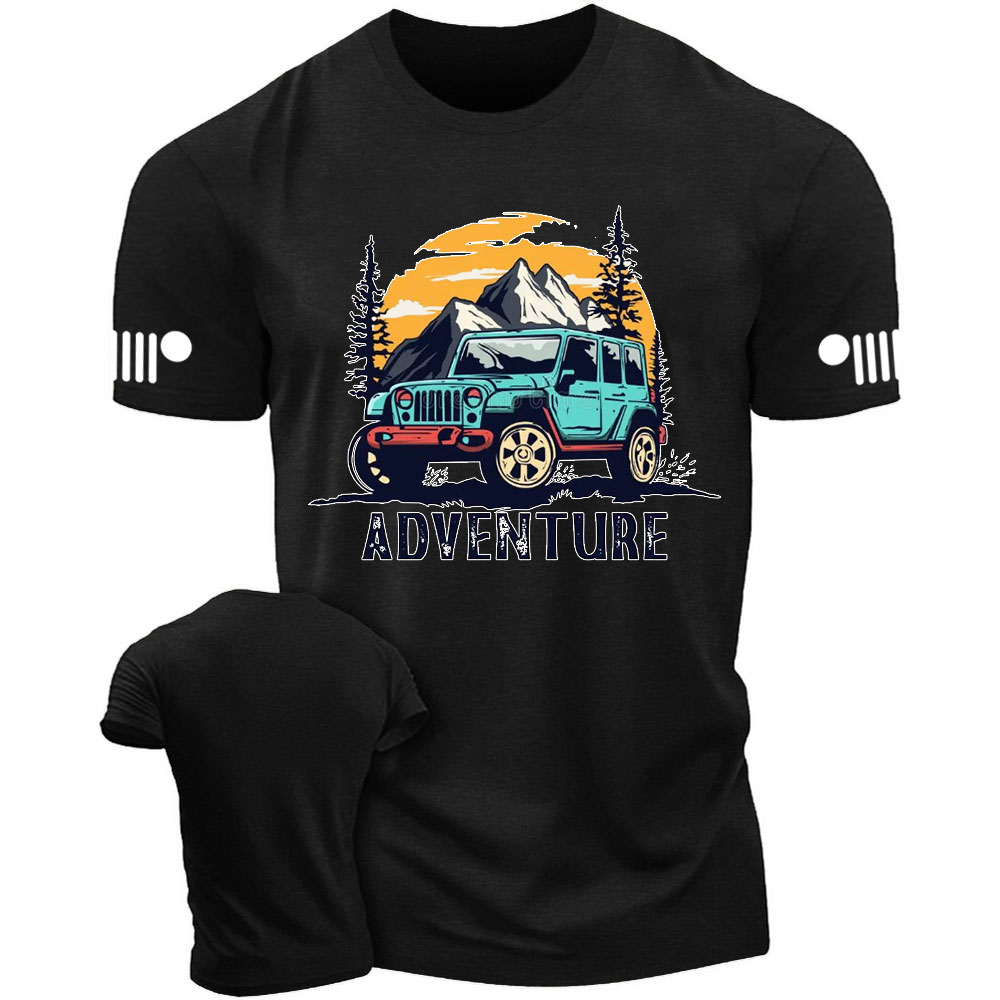 Jp Sunset Mountains Advanture T-Shirt