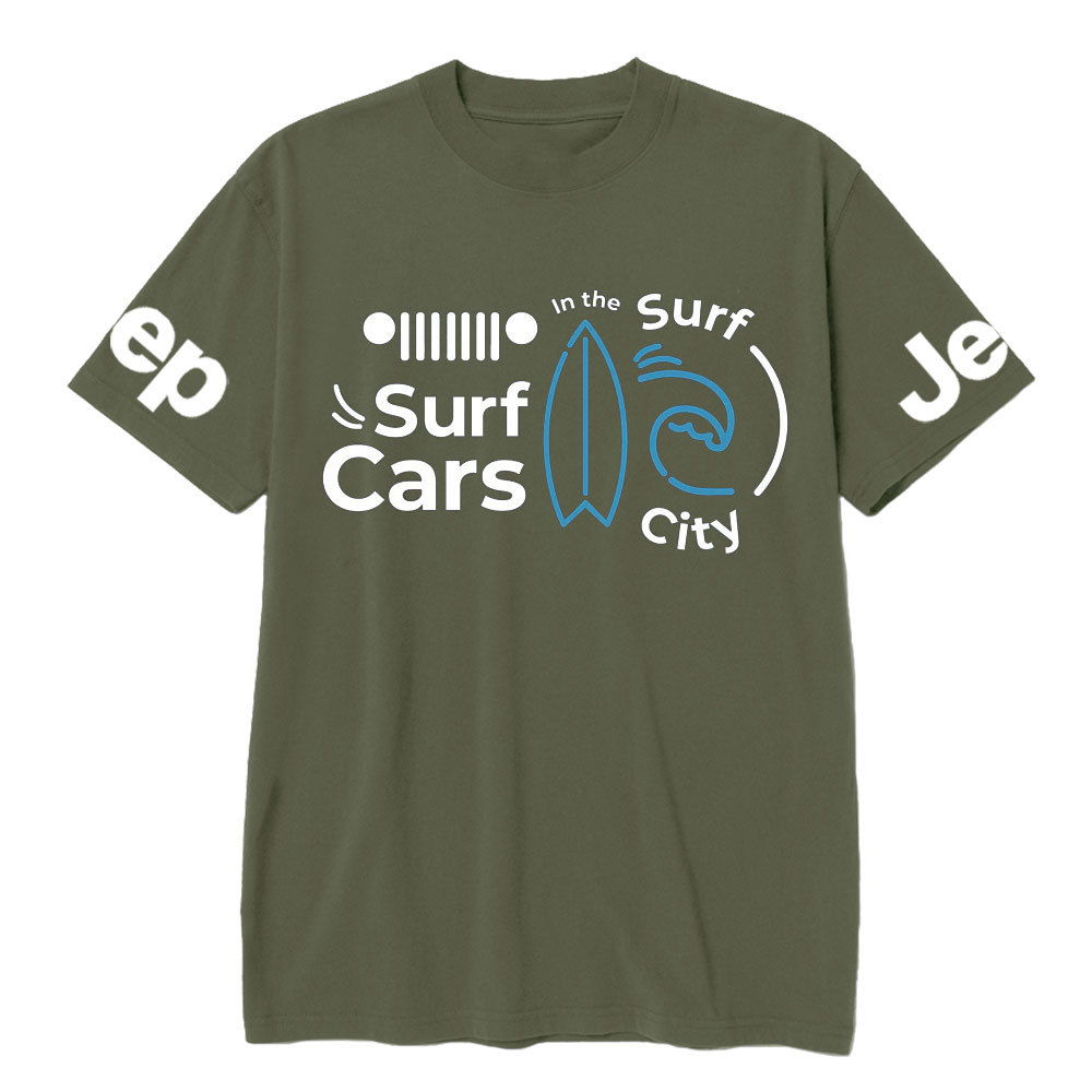Surf Cars in the Surf City Jp Lover T-Shirt