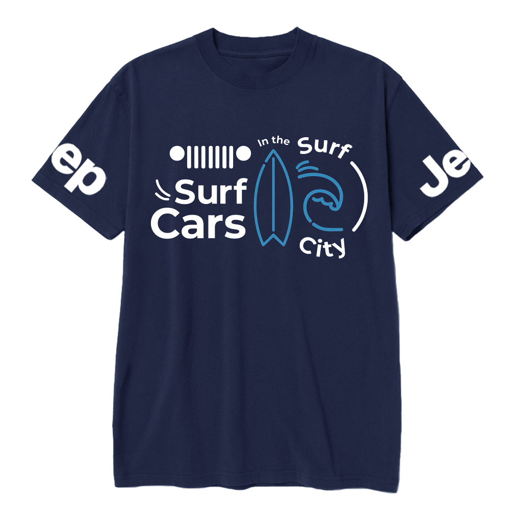 Surf Cars in the Surf City Jp Lover T-Shirt