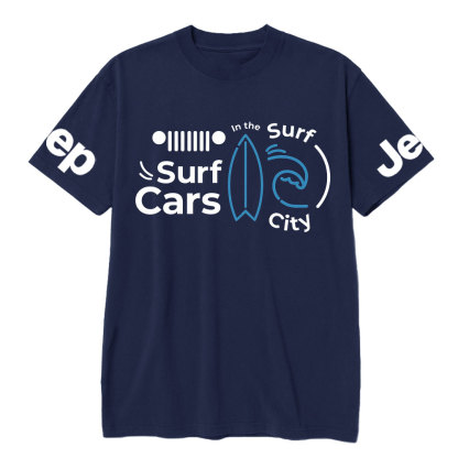Surf Cars in the Surf City Jp Lover T-Shirt