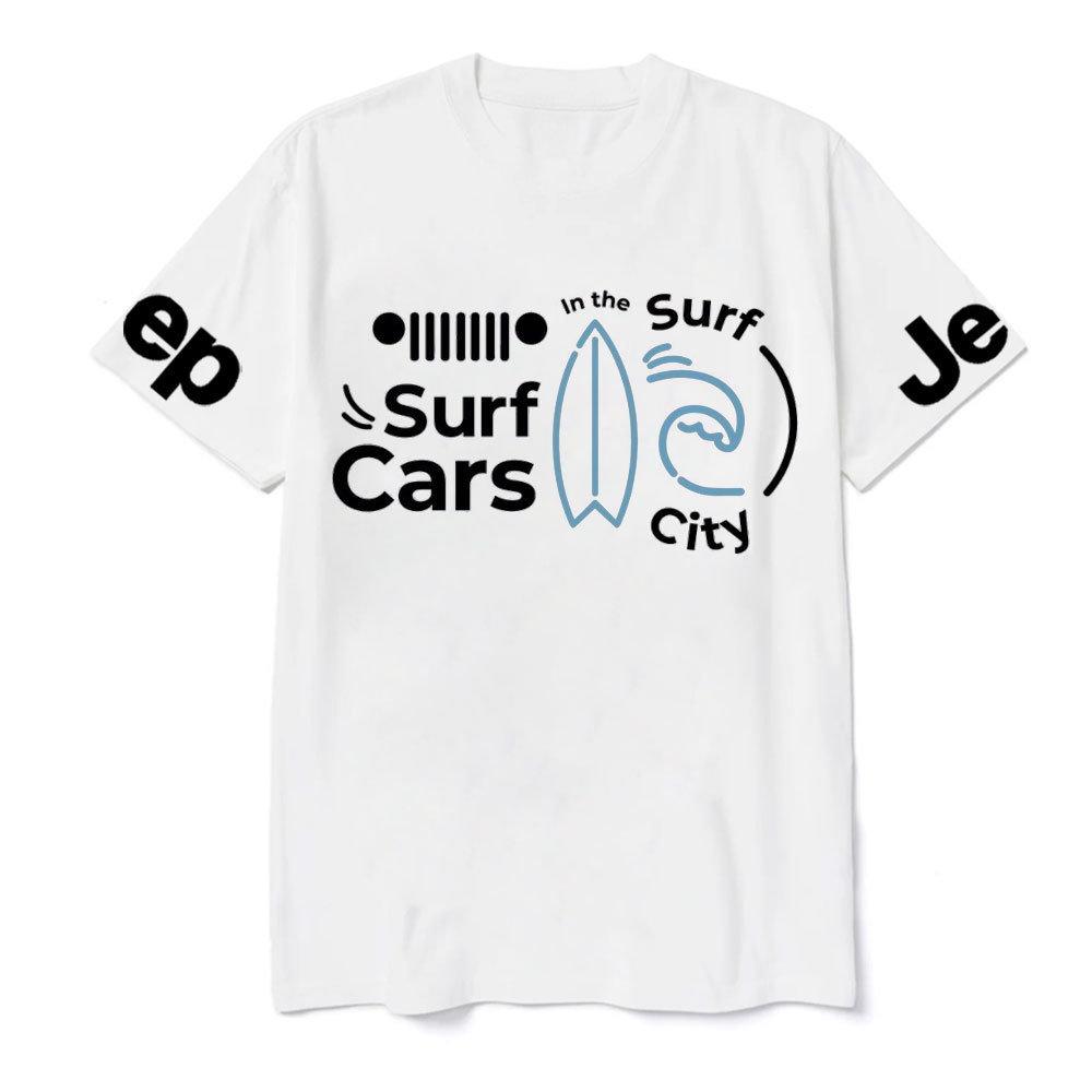 Surf Cars in the Surf City Jp Lover T-Shirt