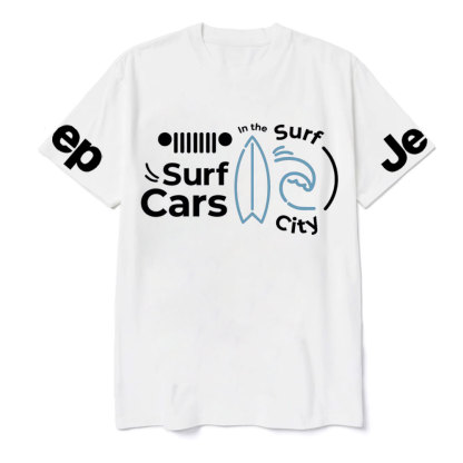 Surf Cars in the Surf City Jp Lover T-Shirt