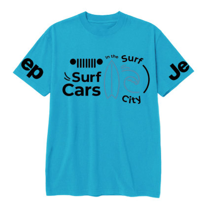 Surf Cars in the Surf City Jp Lover T-Shirt