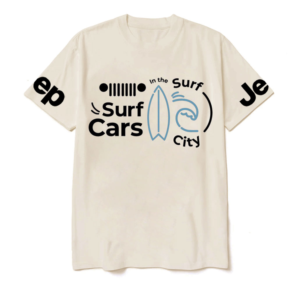 Surf Cars in the Surf City Jp Lover T-Shirt