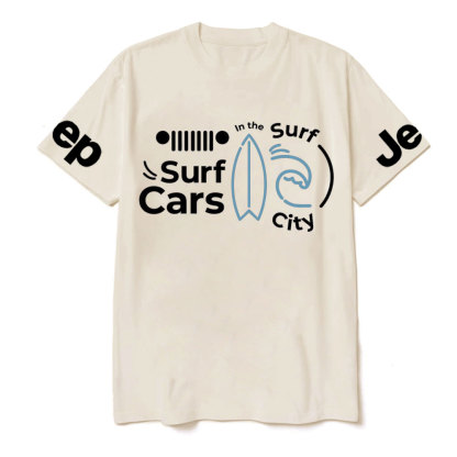 Surf Cars in the Surf City Jp Lover T-Shirt