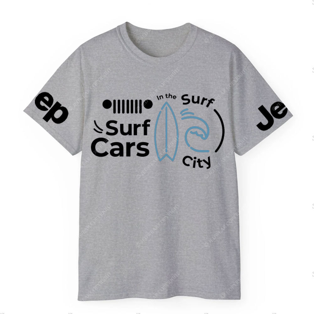 Surf Cars in the Surf City Jp Lover T-Shirt