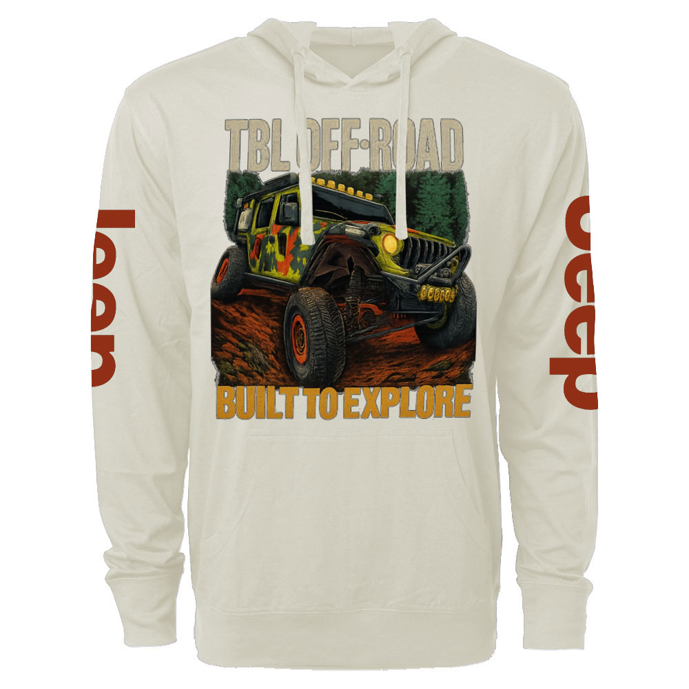 TBL OFF ROAD Build To Explore Jp Oversized Lightweight Hoodie