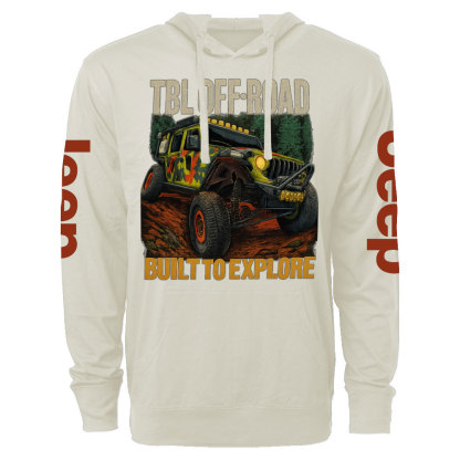 TBL OFF ROAD Build To Explore Jp Oversized Lightweight Hoodie