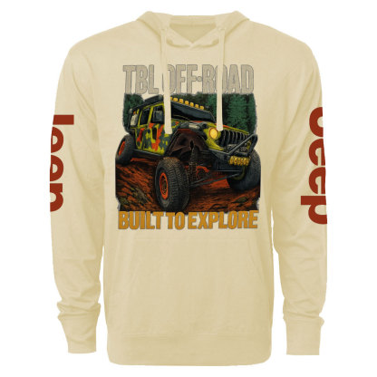 TBL OFF ROAD Build To Explore Jp Oversized Lightweight Hoodie