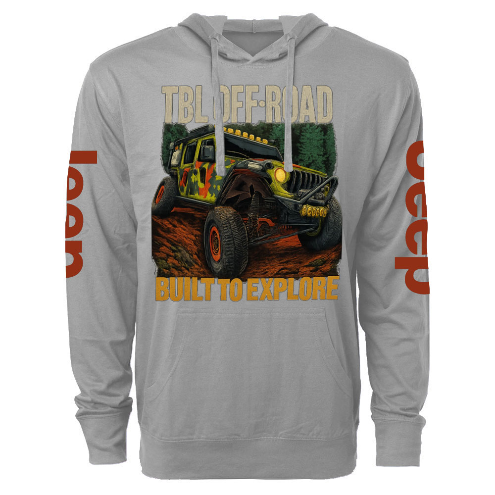 TBL OFF ROAD Build To Explore Jp Oversized Lightweight Hoodie