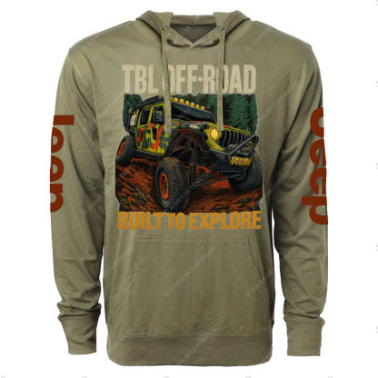 TBL OFF ROAD Build To Explore Jp Oversized Lightweight Hoodie