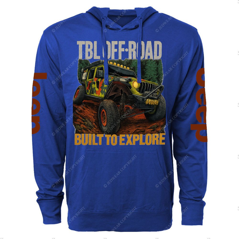 TBL OFF ROAD Build To Explore Jp Oversized Lightweight Hoodie