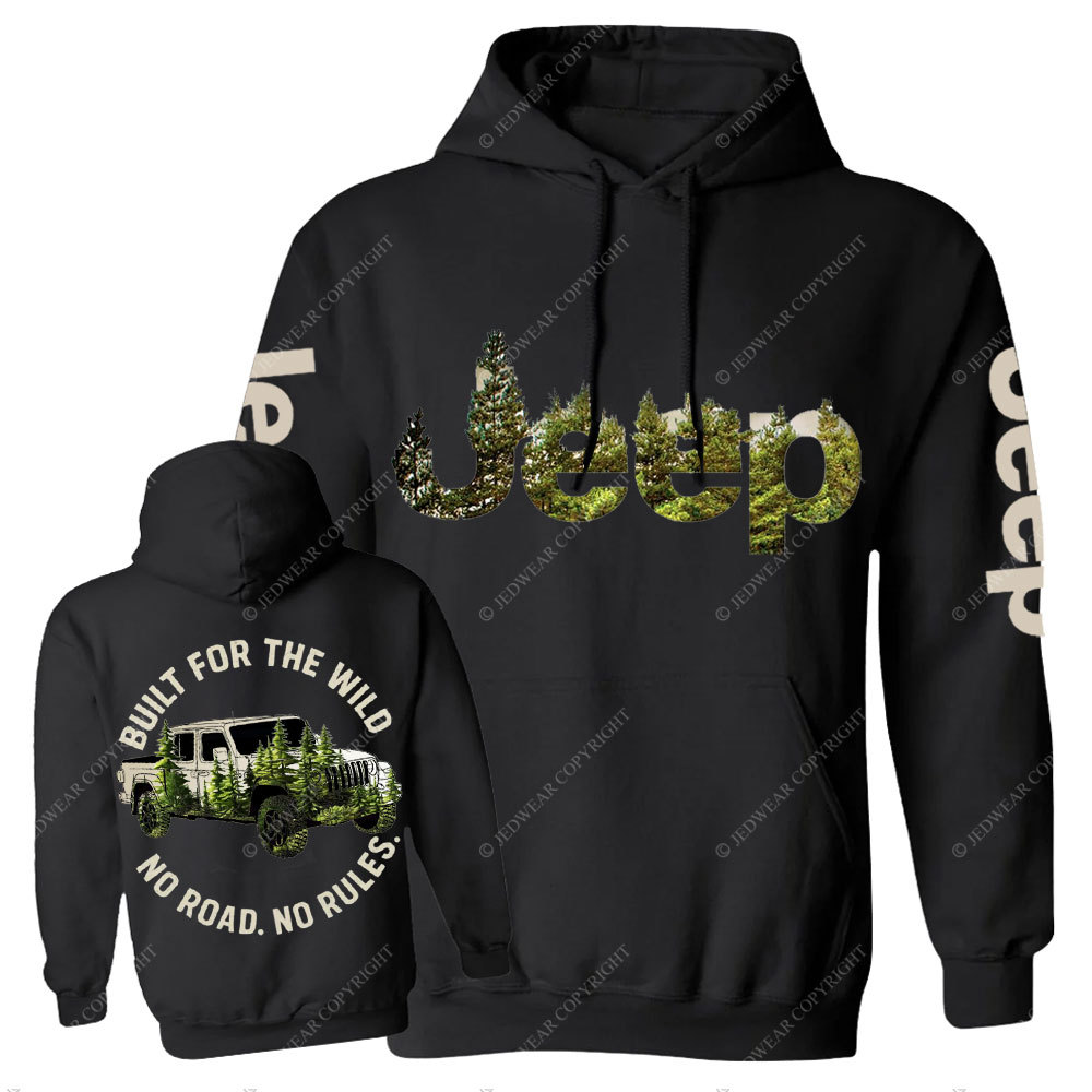 Built for The Wild Forest Jp Casual Hoodie