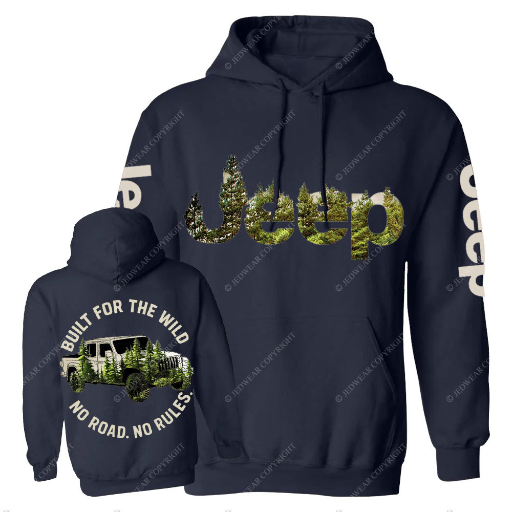 Built for The Wild Forest Jp Casual Hoodie