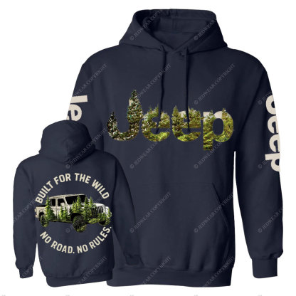 Built for The Wild Forest Jp Casual Hoodie