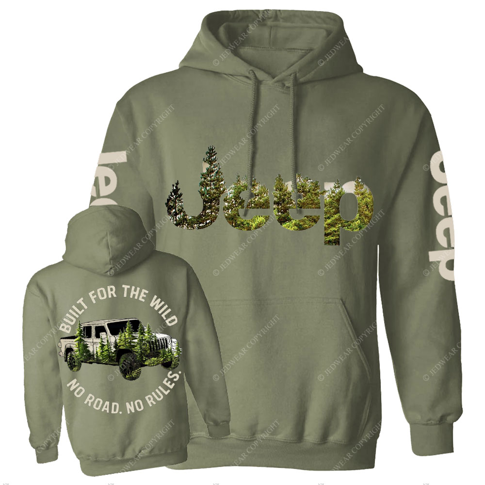 Built for The Wild Forest Jp Casual Hoodie