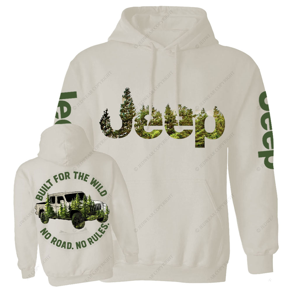 Built for The Wild Forest Jp Casual Hoodie