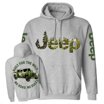 Built for The Wild Forest Jp Casual Hoodie