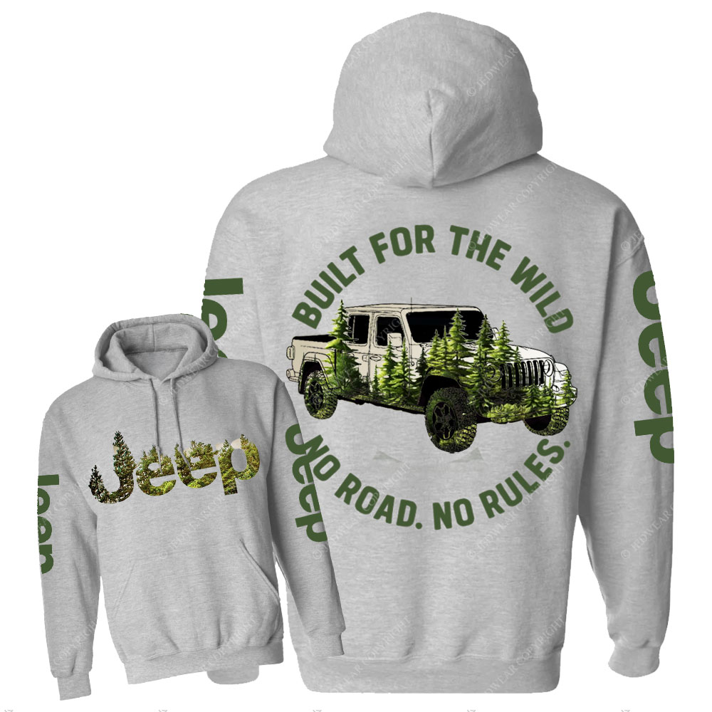 Built for The Wild Forest Jp Casual Hoodie