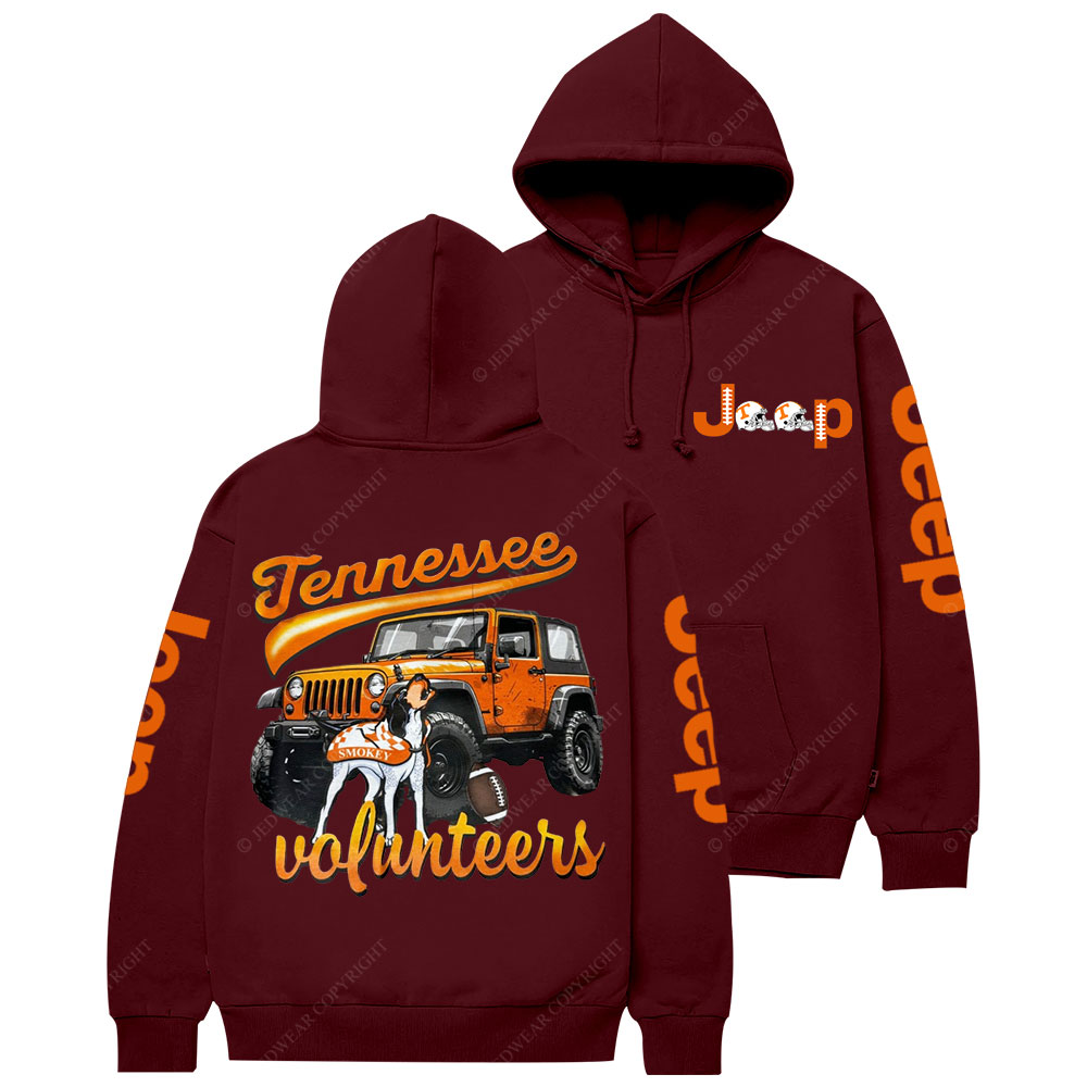 Tennessee Vols Orange Jp Helemet Jp Lover Casual Hoodie