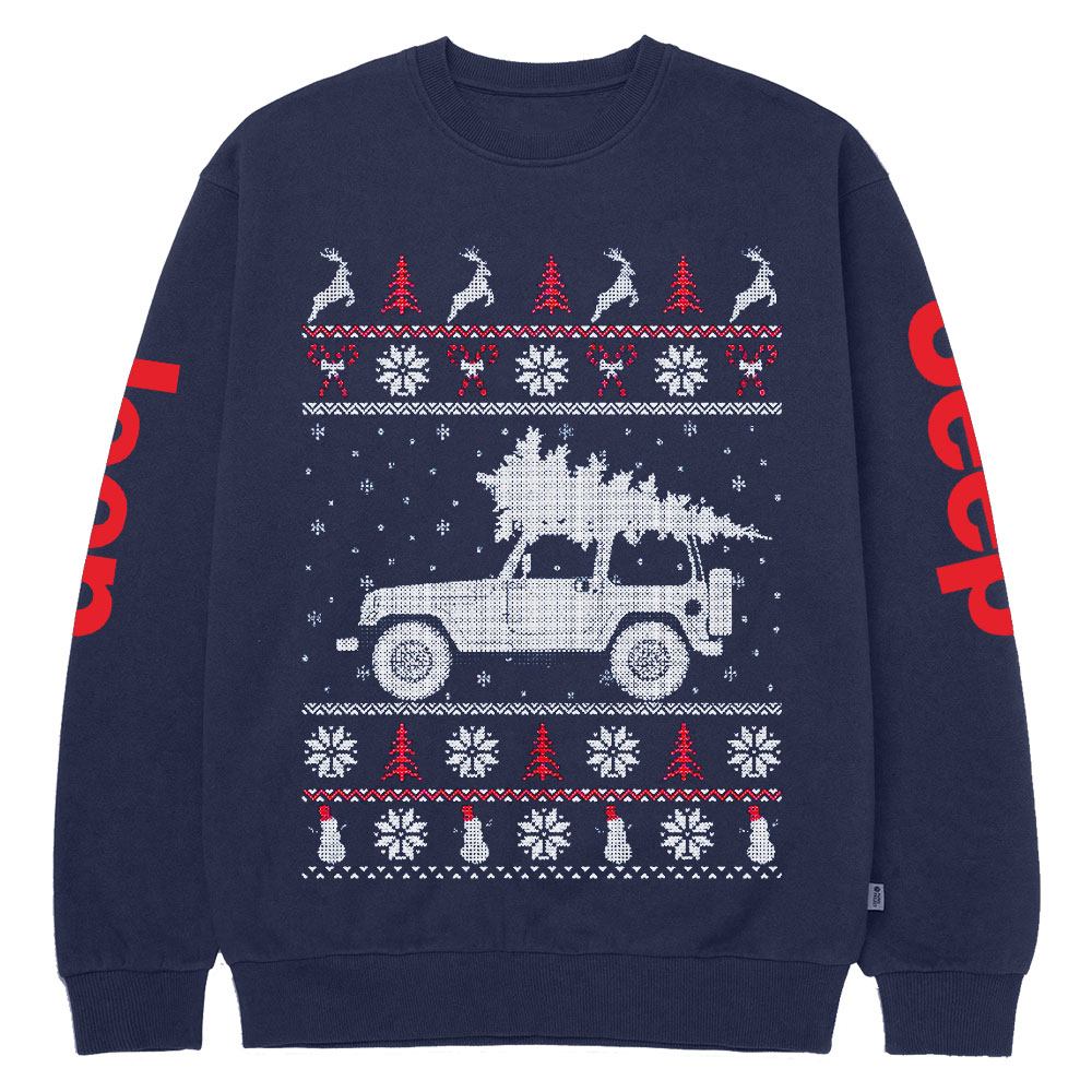 Jp TJ Christmas Ugly Crew Neck Sweatshirt