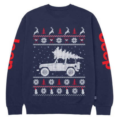 Jp TJ Christmas Ugly Crew Neck Sweatshirt